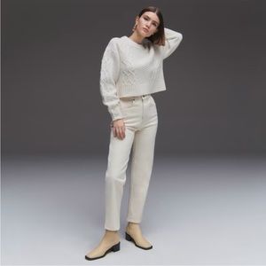 Everlane The Original Cheeky Jean Size 33 Crop